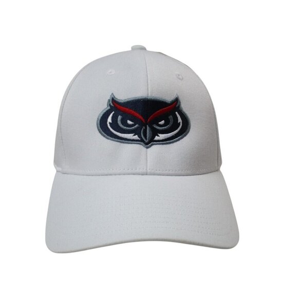 Adidas‎ Florida Atlantic Owls Adjustable Flex Cap Men's One Size White Polyester - Picture 1 of 7